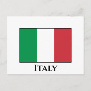 Carte Postale Drapeau italien