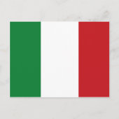 Carte Postale Drapeau italien (Devant)