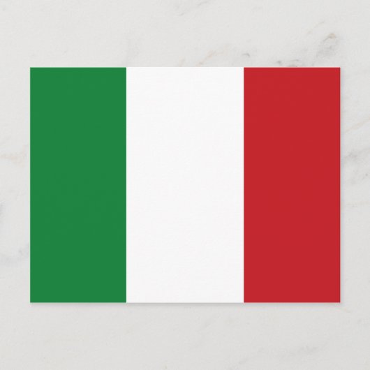 Carte Postale Drapeau italien (Devant)