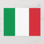 Carte Postale Drapeau italien (Devant)
