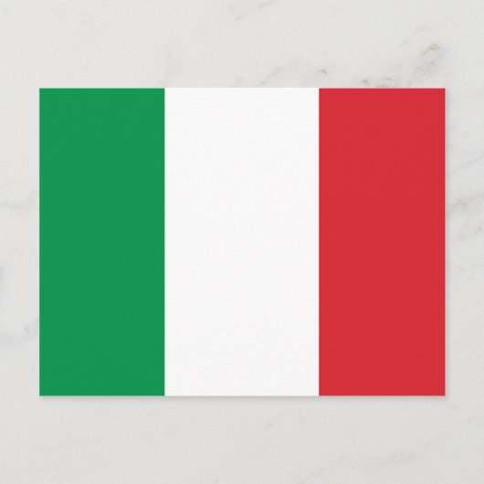 Carte Postale Drapeau italien (Devant)