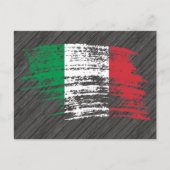 Carte Postale Drapeau italien cool (Devant)