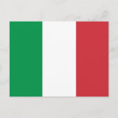 Carte Postale Drapeau italien, Drapeau italien (Devant)