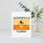 Carte Postale Drapeau Jacksonville Florida (Debout devant)