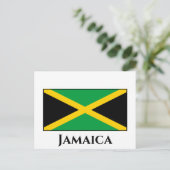 Carte Postale Drapeau jamaïcain (Debout devant)