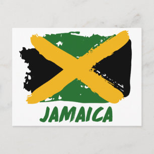 Carte Postale Drapeau jamaïcain