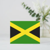 Carte Postale Drapeau jamaïcain (Debout devant)