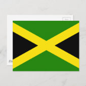 Carte Postale Drapeau jamaïcain (Devant / Derrière)