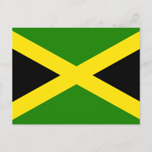 Carte Postale Drapeau jamaïcain