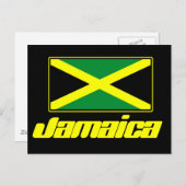 Carte Postale Drapeau jamaïcain (Devant / Derrière)