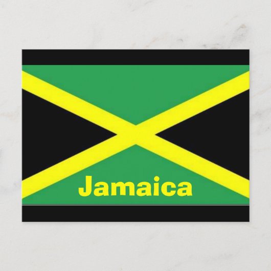 Carte postale Drapeau Jamaïcain (Devant)