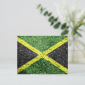 Carte Postale Drapeau jamaïcain en détresse (Debout devant)