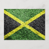 Carte Postale Drapeau jamaïcain en détresse (Devant)