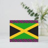 Carte Postale Drapeau Jamaïque (Debout devant)