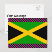 Carte Postale Drapeau Jamaïque (Devant / Derrière)