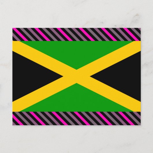 Carte Postale Drapeau Jamaïque (Devant)