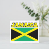 Carte Postale Drapeau Jamaïque (Debout devant)