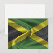 Carte Postale Drapeau Jamaïque (Devant / Derrière)