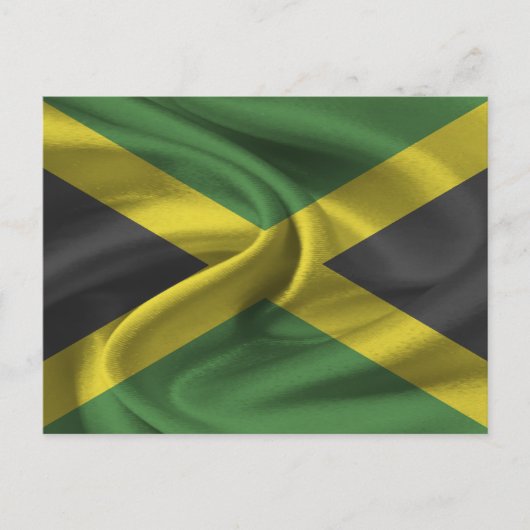 Carte Postale Drapeau Jamaïque (Devant)