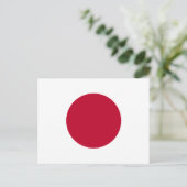 Carte postale Drapeau Japon (Debout devant)