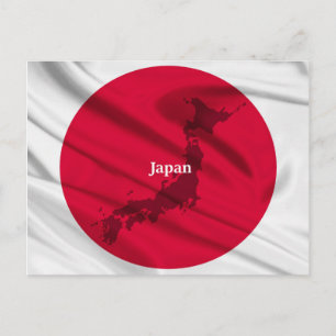 Carte Postale Drapeau japonais