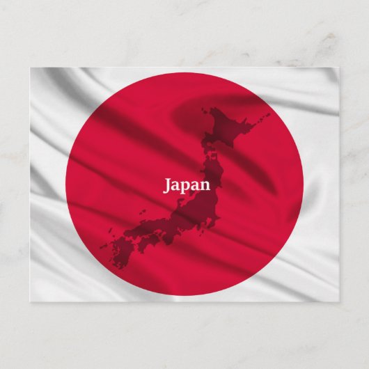 Carte Postale Drapeau japonais (Devant)
