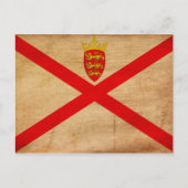 Carte Postale Drapeau Jersey (Devant)