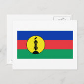 Carte Postale Drapeau Kanaky (Devant / Derrière)