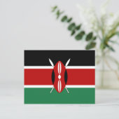 Carte postale Drapeau Kenya (Debout devant)