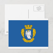 Carte Postale Drapeau Kiev (Devant / Derrière)
