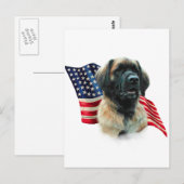 Carte Postale Drapeau Leonberger (Devant / Derrière)