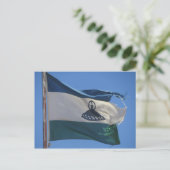 Carte Postale drapeau lesotho (Debout devant)