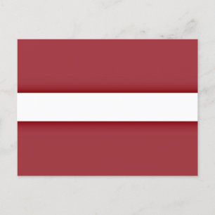 Carte Postale Drapeau Lettonie