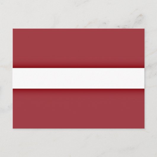 Carte Postale Drapeau Lettonie (Devant)