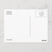 Carte Postale Drapeau Lëtzebuerg (Dos)