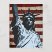 Carte Postale Drapeau Liberty (Devant)