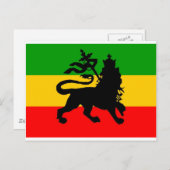 Carte Postale Drapeau Lion (Devant / Derrière)