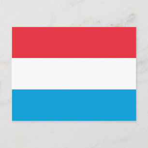 Carte postale Drapeau Luxembourg