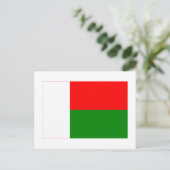Carte Postale Drapeau Madagascar (Debout devant)