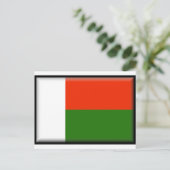 Carte Postale Drapeau Madagascar (Debout devant)