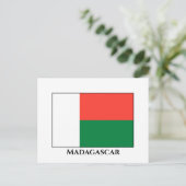 Carte Postale Drapeau Madagascar (Debout devant)