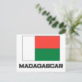 Carte Postale Drapeau Madagascar (Debout devant)
