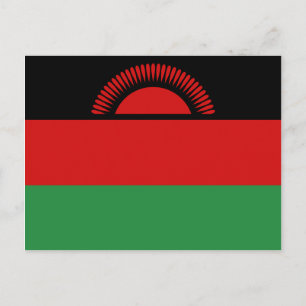 Carte postale Drapeau Malawi