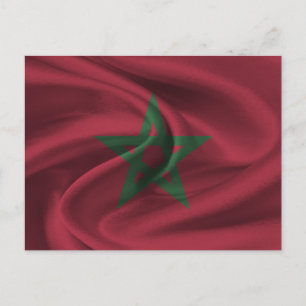 Carte Postale Drapeau Maroc