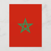 Carte Postale drapeau marocain (Devant)