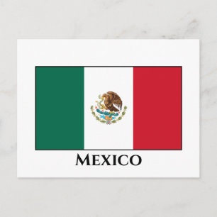Carte Postale Drapeau mexicain