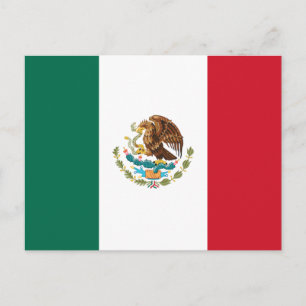 Carte Postale Drapeau mexicain