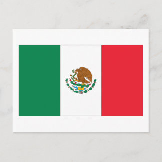 Carte Postale Drapeau mexicain