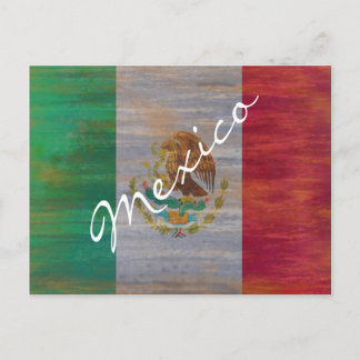 Carte Postale Drapeau mexicain en détresse