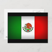Carte Postale Drapeau mexicain stylisé (Devant / Derrière)